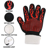 Silicone Heat Resistant Gloves BBQ Fireplace 1472 Degrees