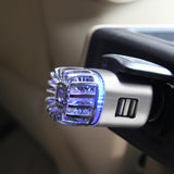 12v USB Charger Auto Ionier Purifer Air Freshener Car Diffuser